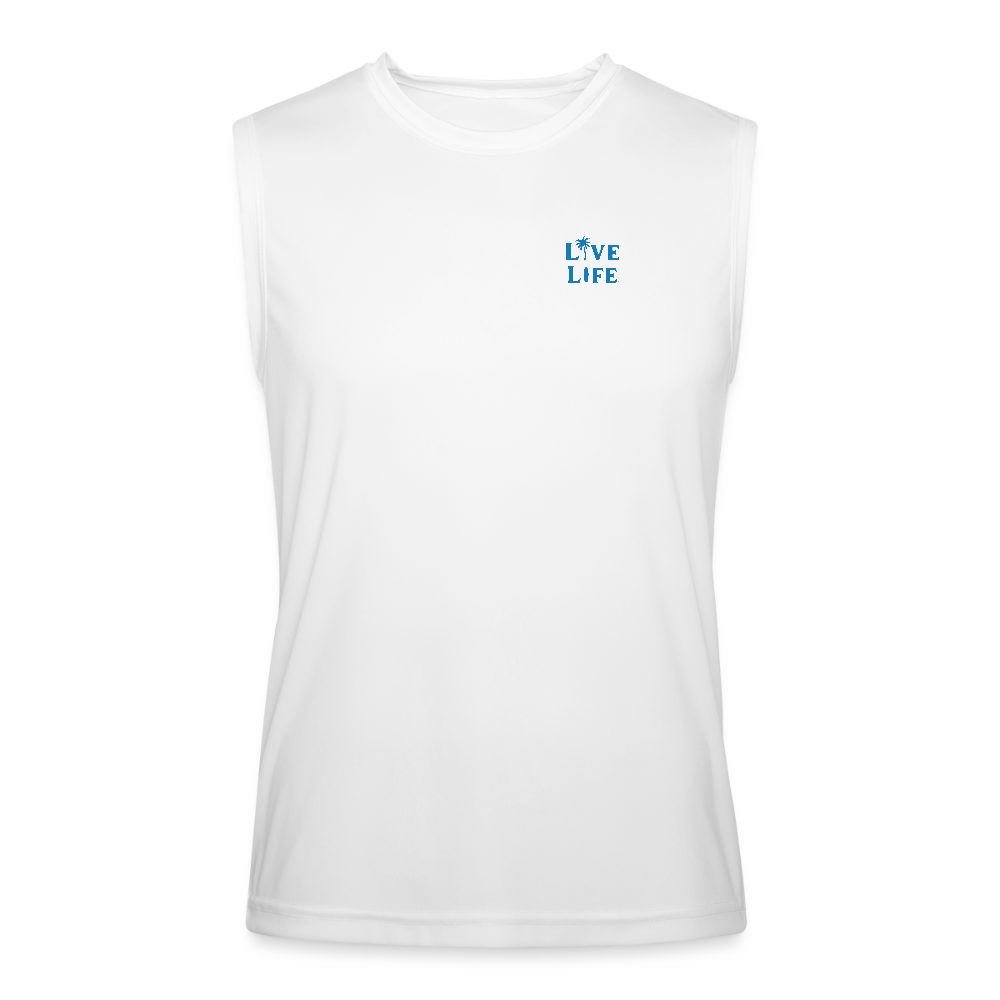 Men’s Performance Sleeveless Shirt - white