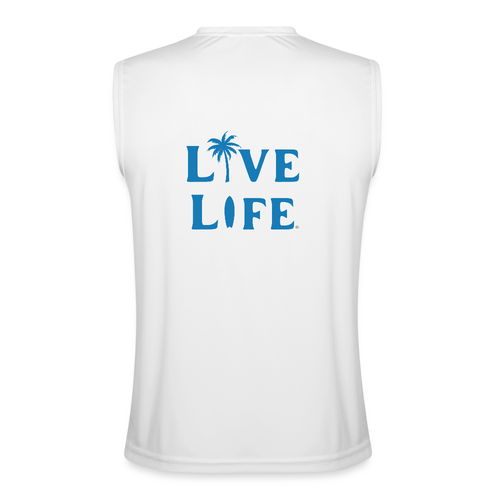 Men’s Performance Sleeveless Shirt - white