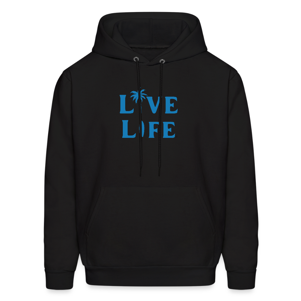 Live Life Unisex Hoodie - black