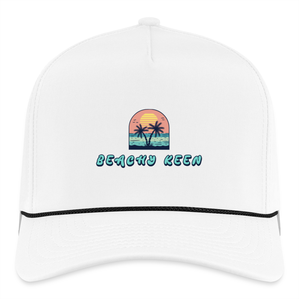 Beachy Keen Rope Cap - white/black