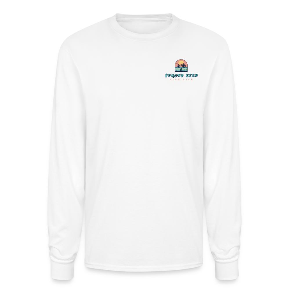 Beachy Keen Champion Unisex Long Sleeve T-Shirt - white