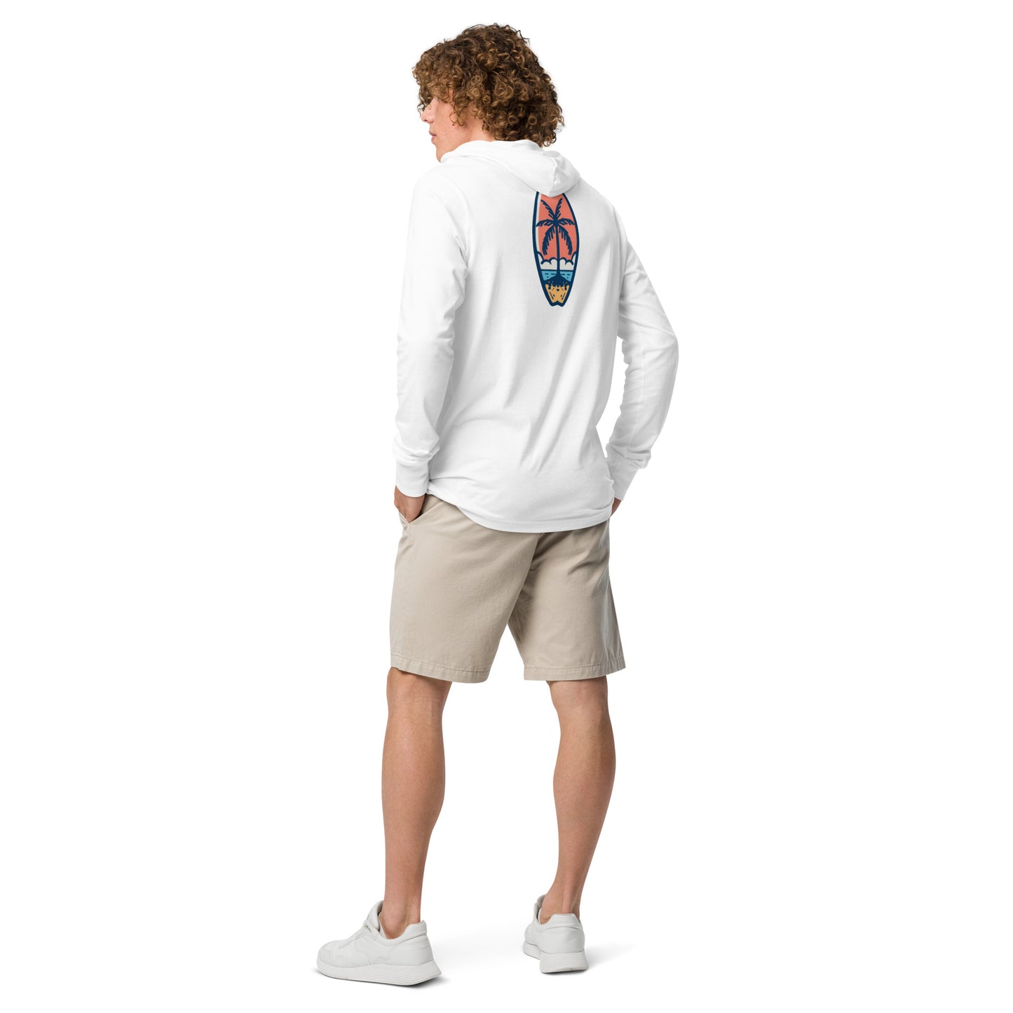 Beachy Keen Hooded long-sleeve tee