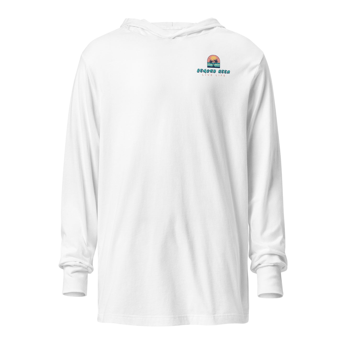 Beachy Keen Hooded long-sleeve tee