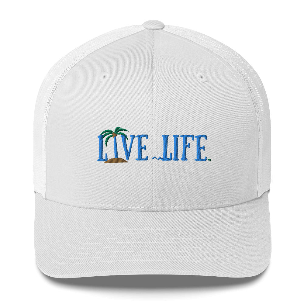 Live Life Snap Back Trucker Cap
