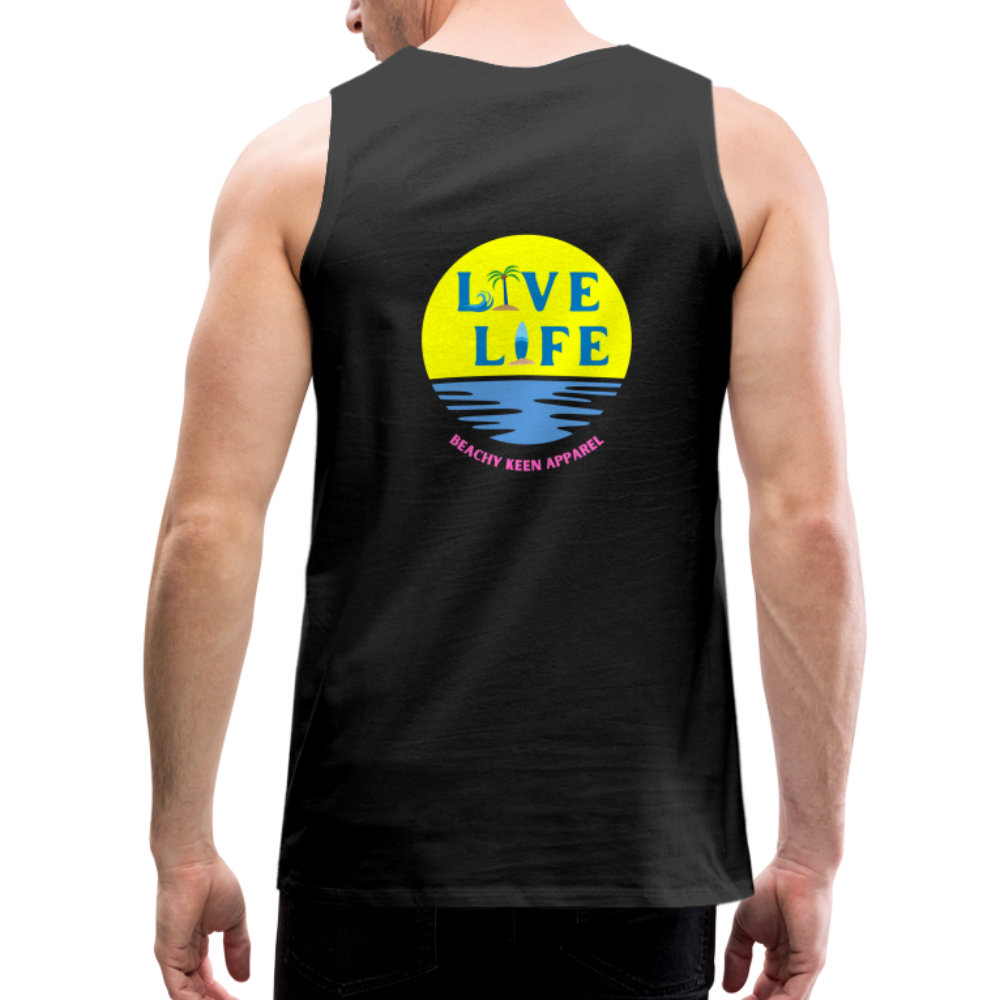 Men’s Live LIfe Sunset Premium Tank - black