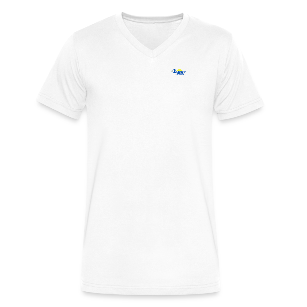 Live Life Sunset Men's V-Neck T-Shirt - white