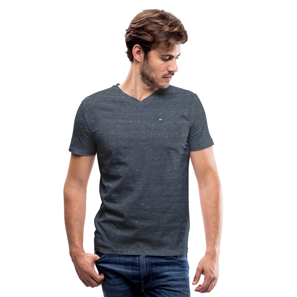 Live Life Sunset Men's V-Neck T-Shirt - heather navy