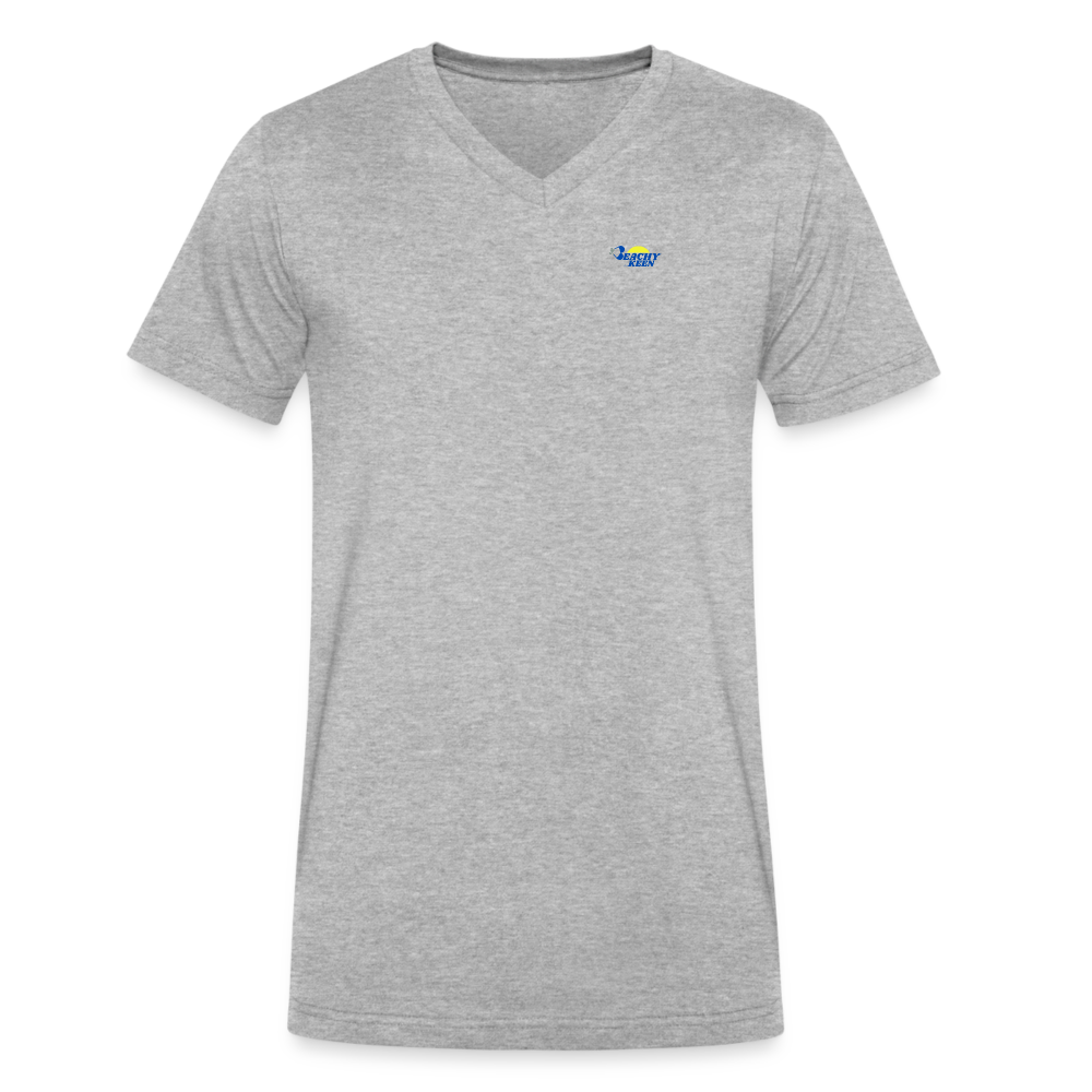 Live Life Sunset Men's V-Neck T-Shirt - heather gray