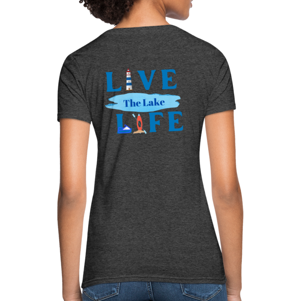 Lake Life T-Shirt - heather black