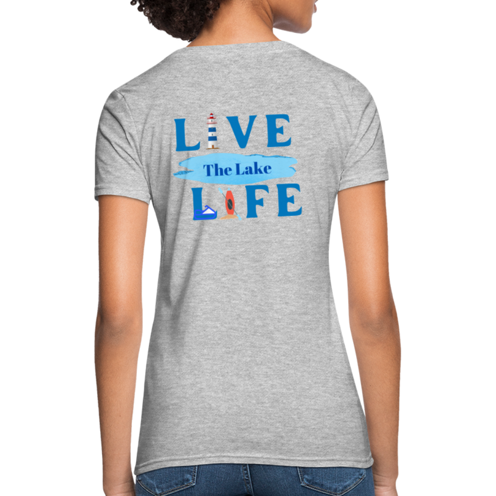 Lake Life T-Shirt - heather gray