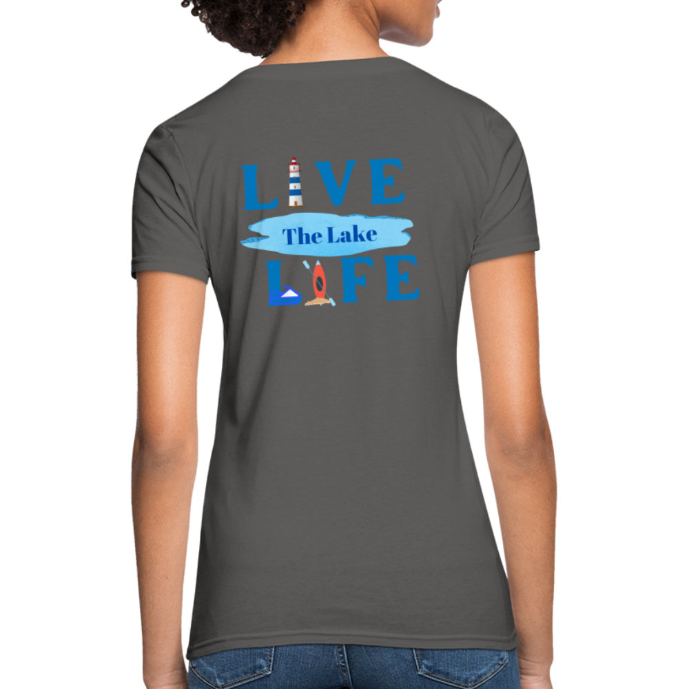 Lake Life T-Shirt - charcoal