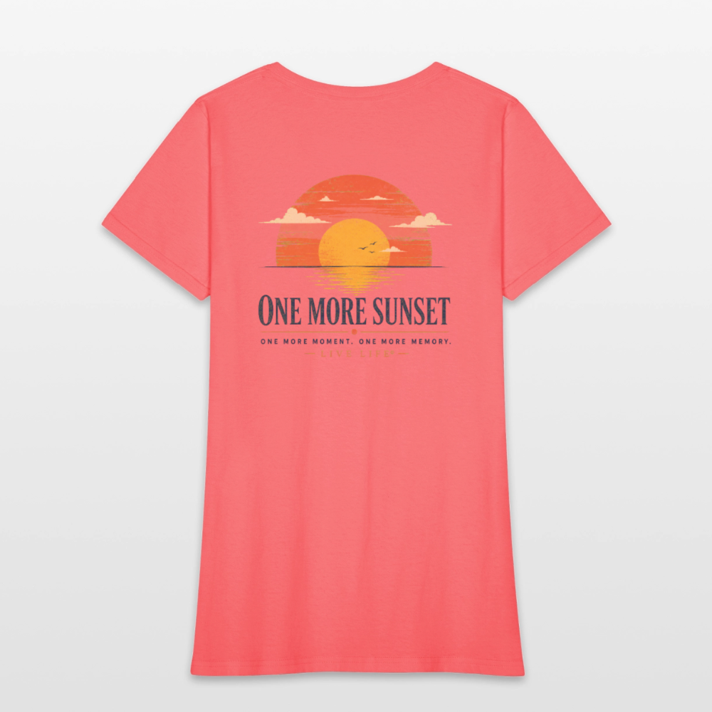 Shoes Off - Life On! Women's T-shirt - coral