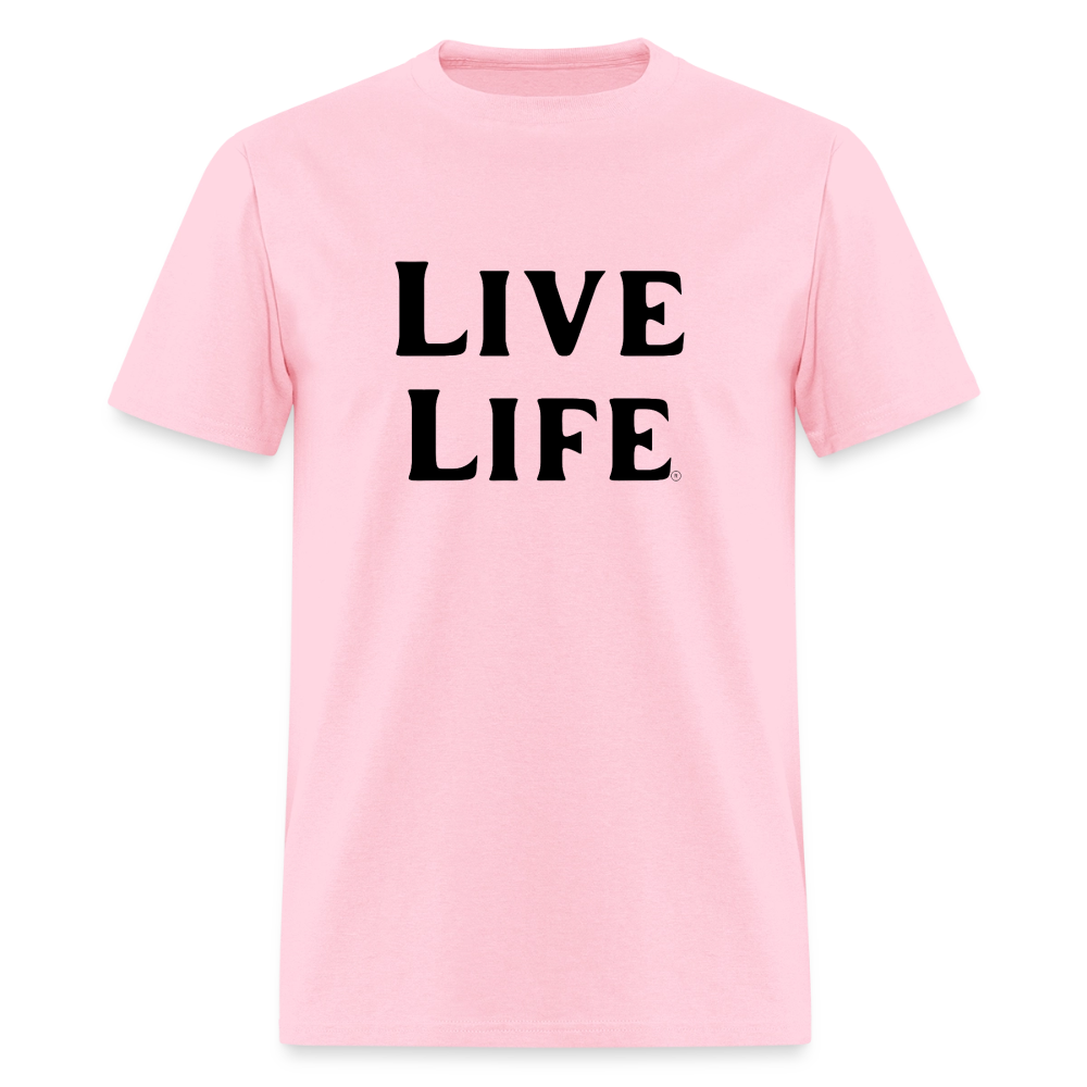 Live Life Men's T-Shirt | - pink