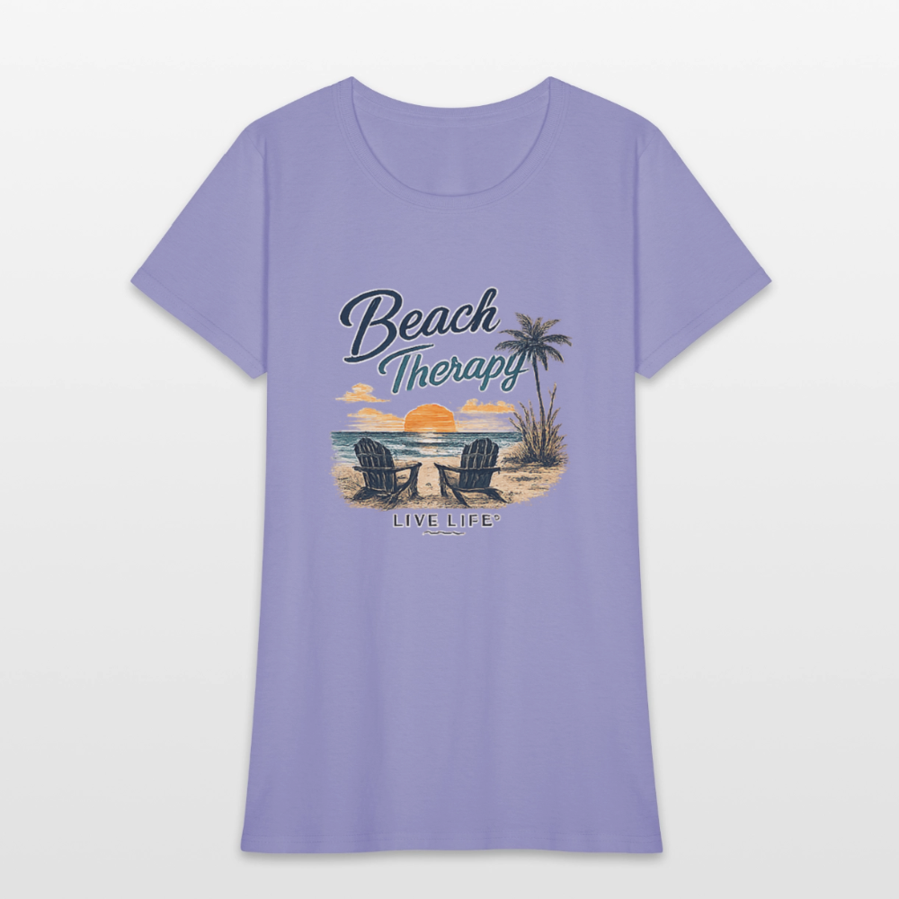 Beach Therapy women's T-shirt - lavender