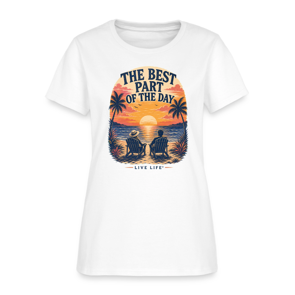 The best part of my Day!  Women's T-shirt - white