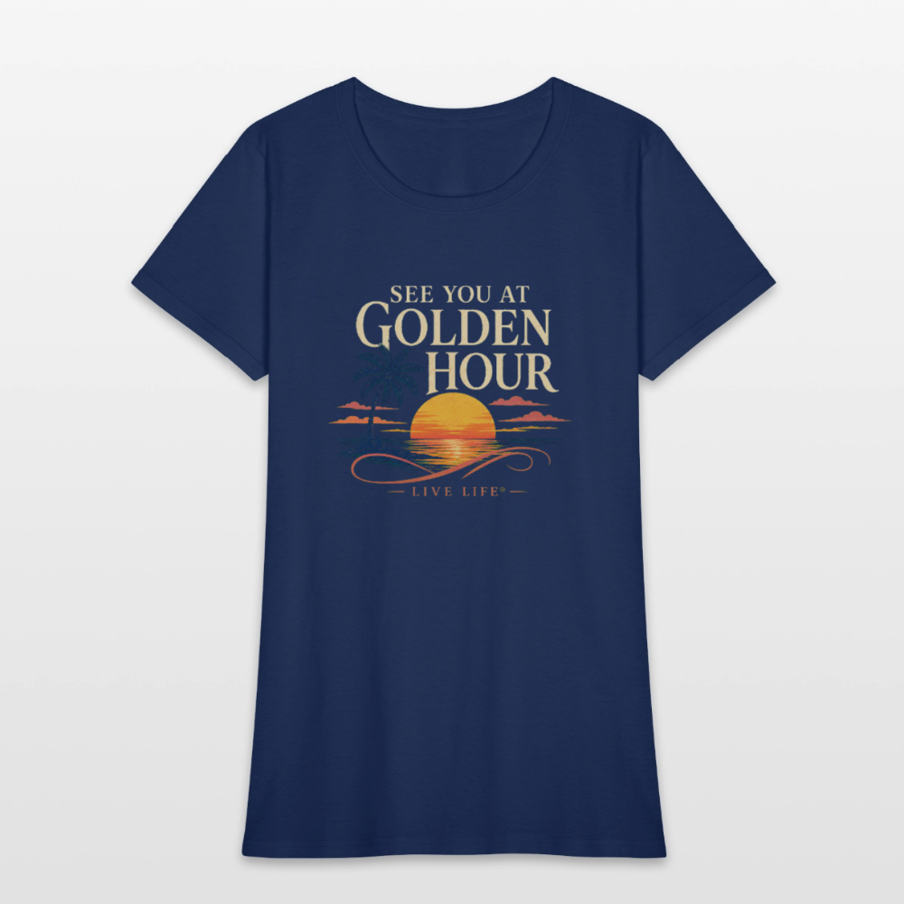 See you at Golden Hour T-shirt -  blue dusk