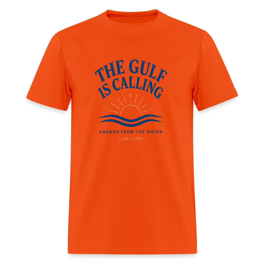 The Gulf is Calling - orange