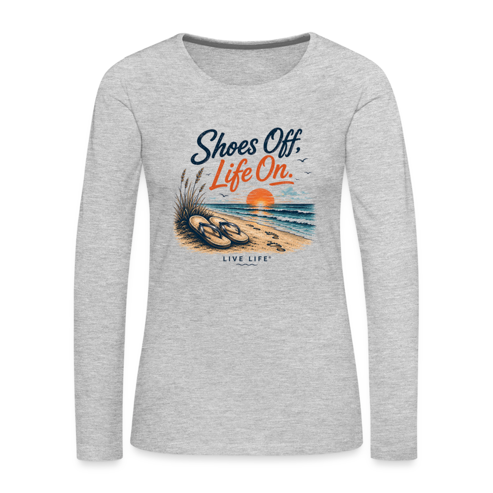 Women's Premium Long Sleeve T-Shirt - heather gray