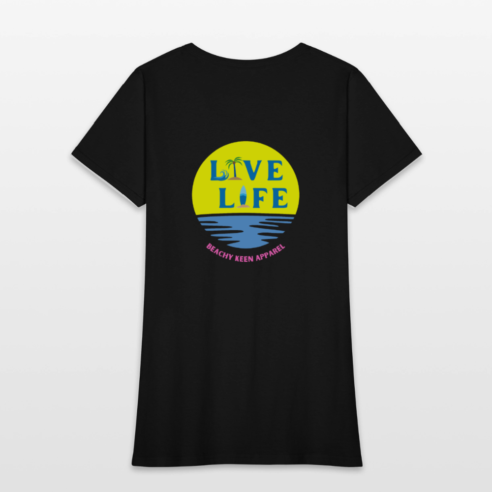 Live Life Beachy Keen - black