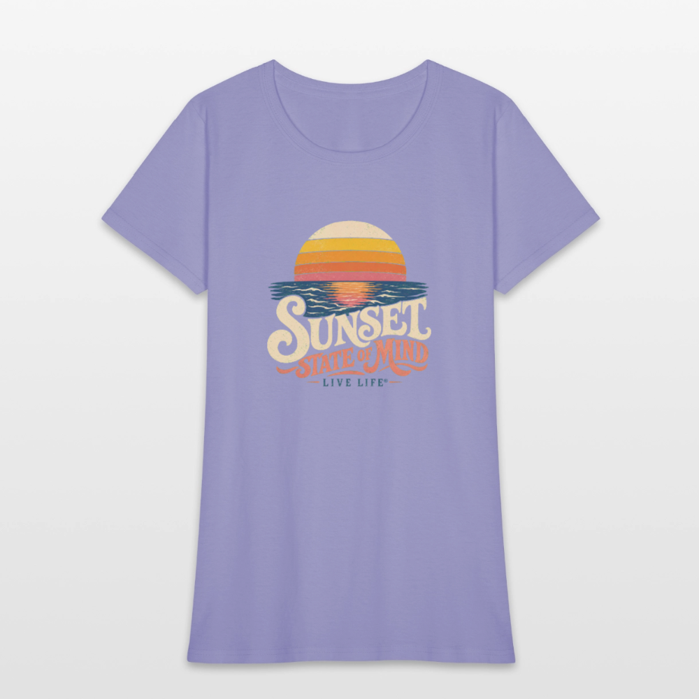 Sunset State of Mind Women's T-shirt - lavender
