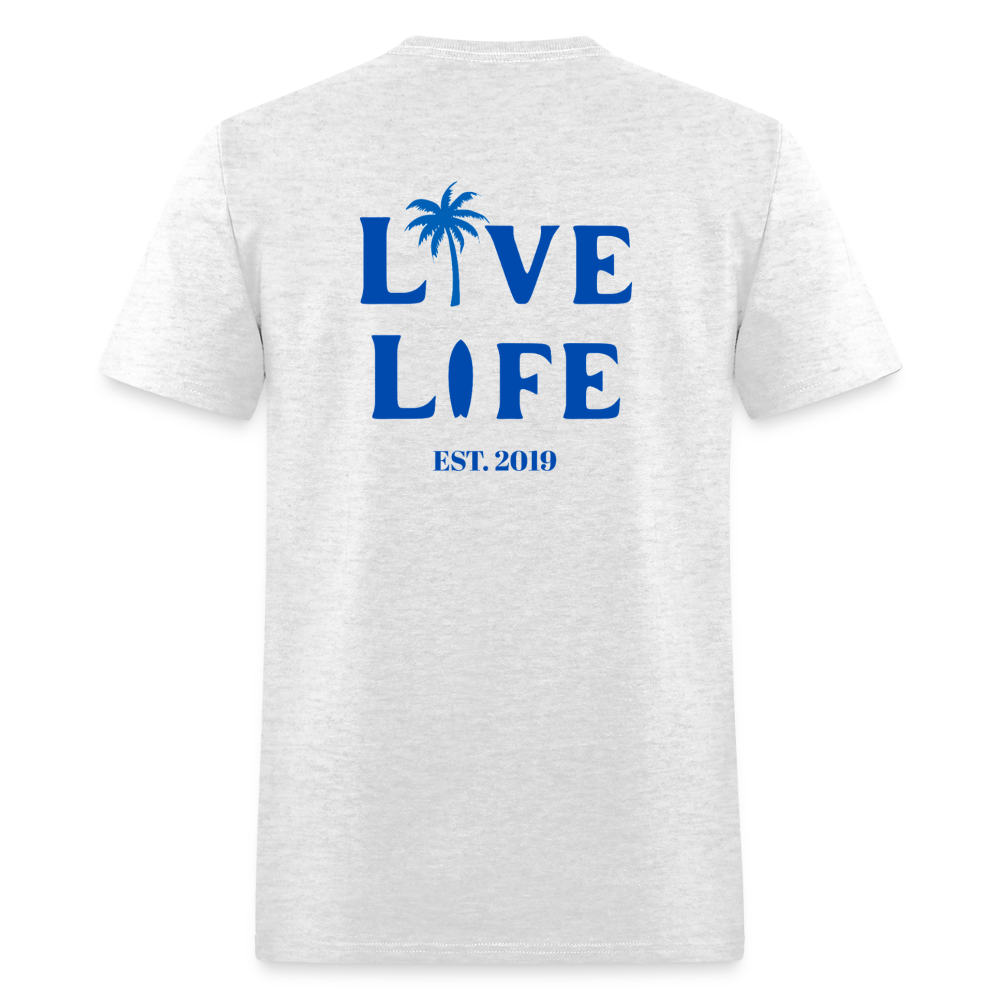 Live Life Coastal T-Shirt | - light heather gray