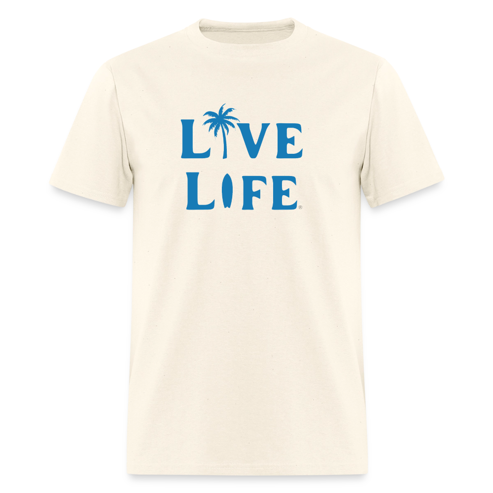 Live Life Coastal T-Shirt | - sweet cream heather