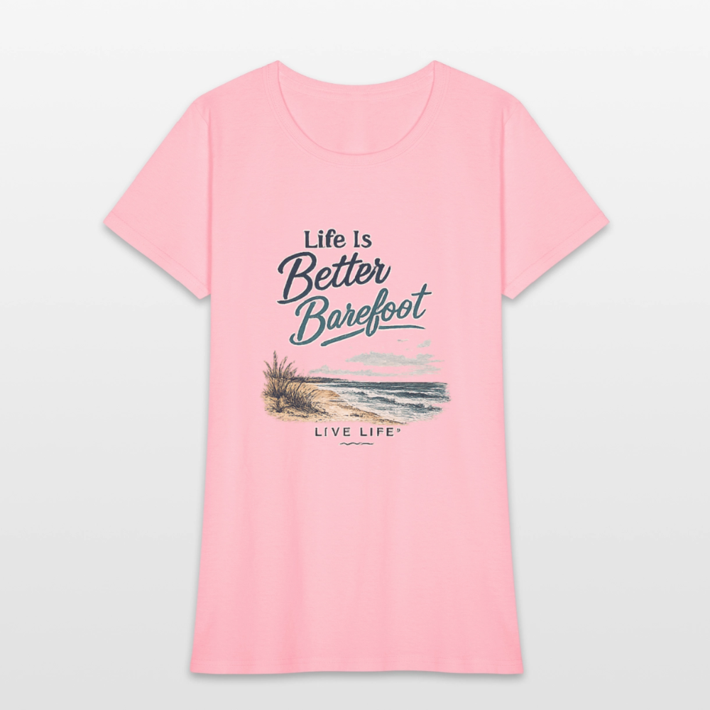Life is Better Barefoot - pink