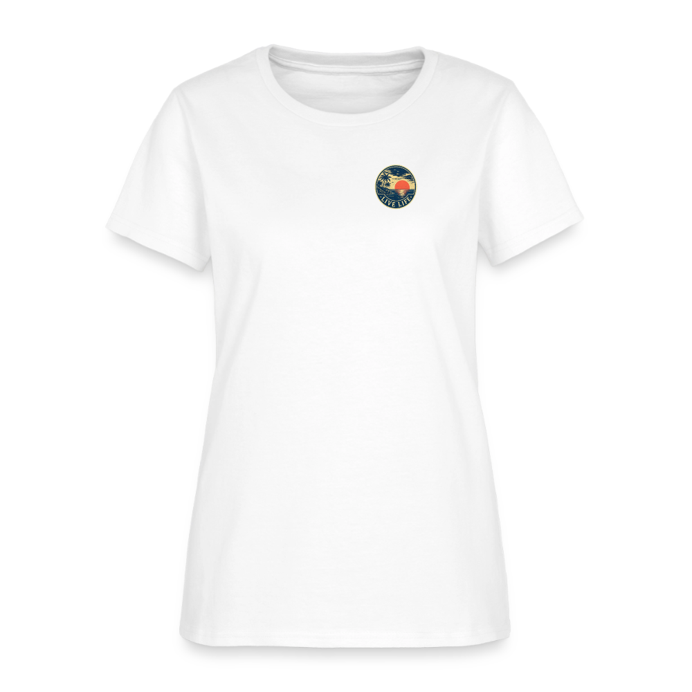Never Miss a Sunset  Women's T-shirt - white