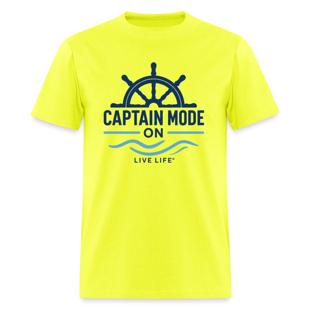 Captain Mode on  Men's T-Shirt | - safety green