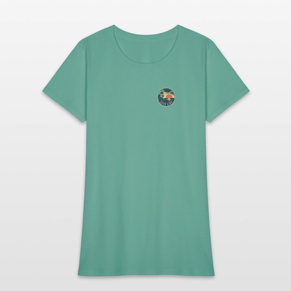 Never Miss a Sunset  Women's T-shirt - aquatic