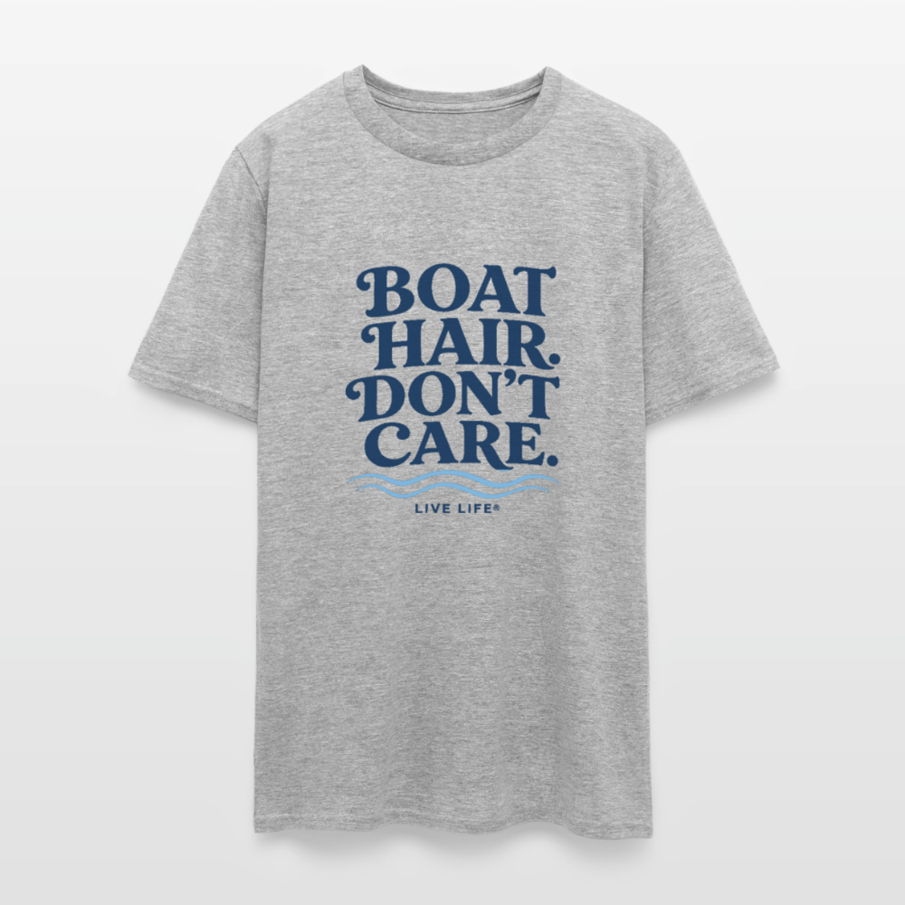 Boat Hair Don't Care - heather gray