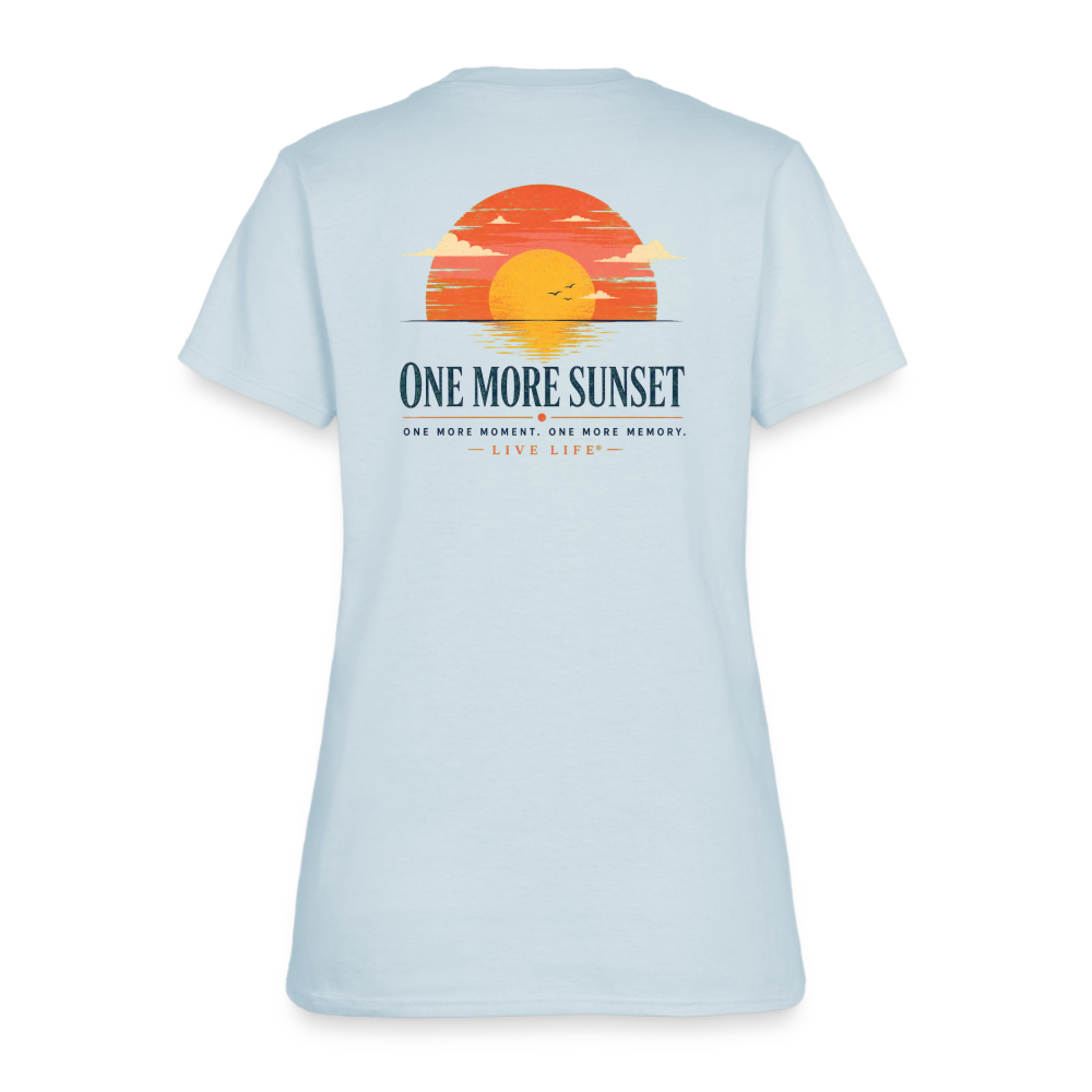 One More Sunset Women's T-shirt - light blue