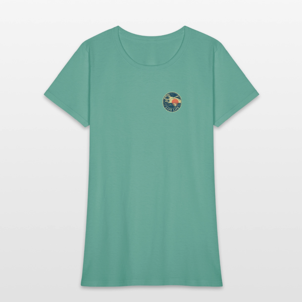 Shoes Off - Life On! Women's T-shirt - aquatic