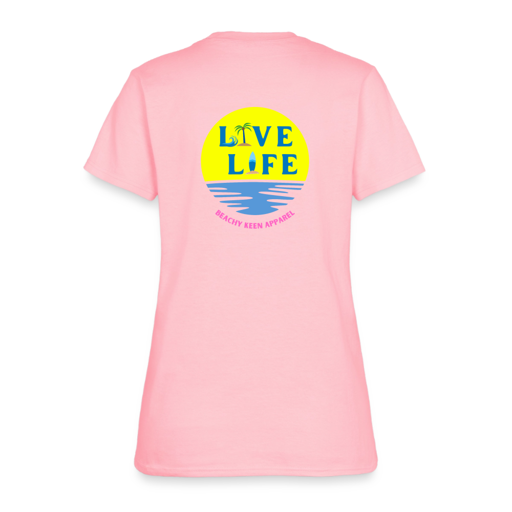 Live Life Beachy Keen - pink