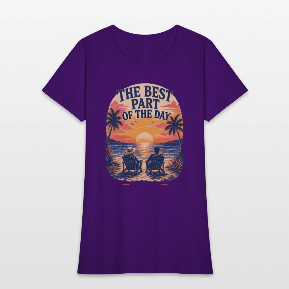 The best part of my Day!  Women's T-shirt - purple