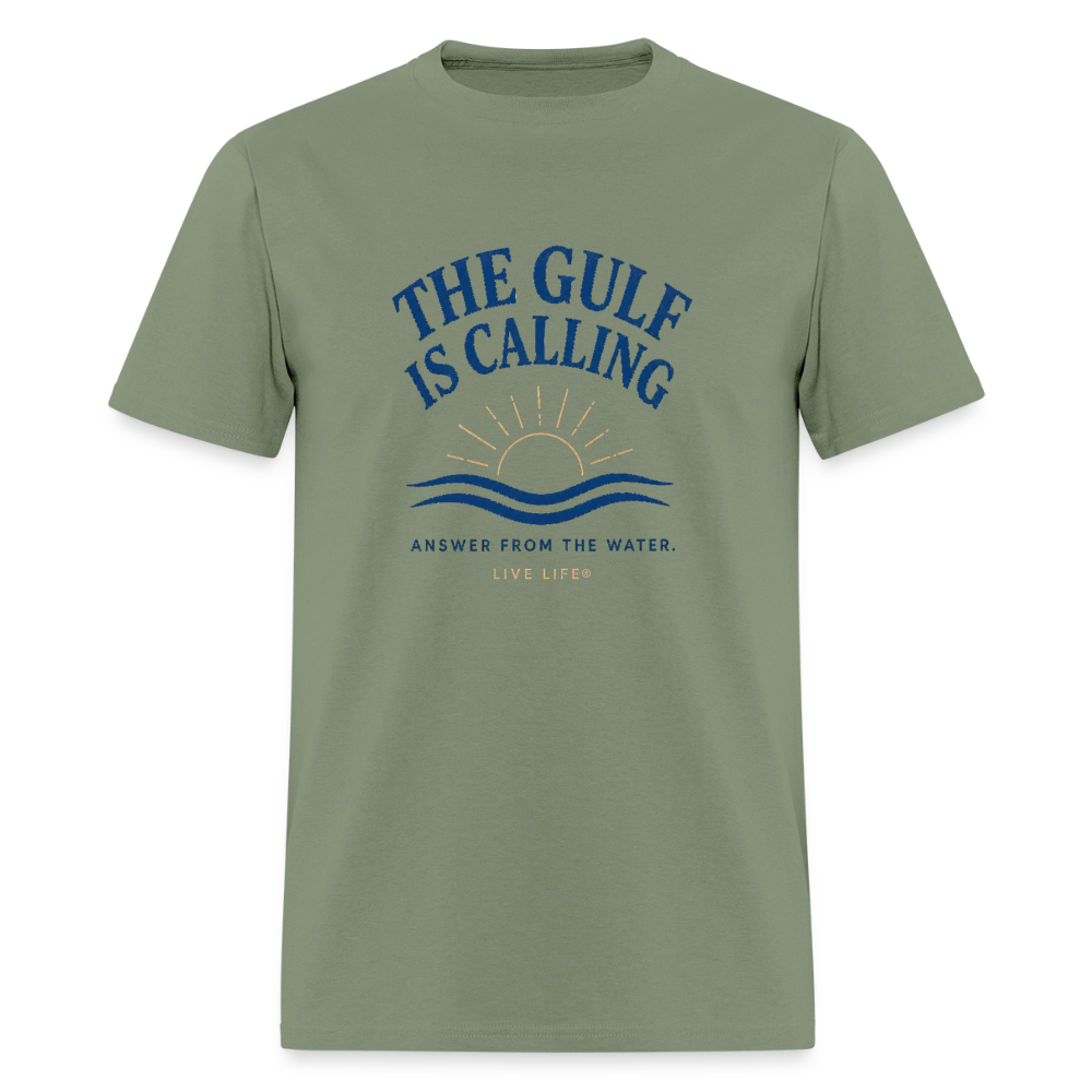 The Gulf is Calling - military green
