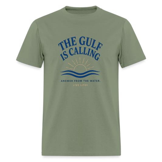 The Gulf is Calling - military green