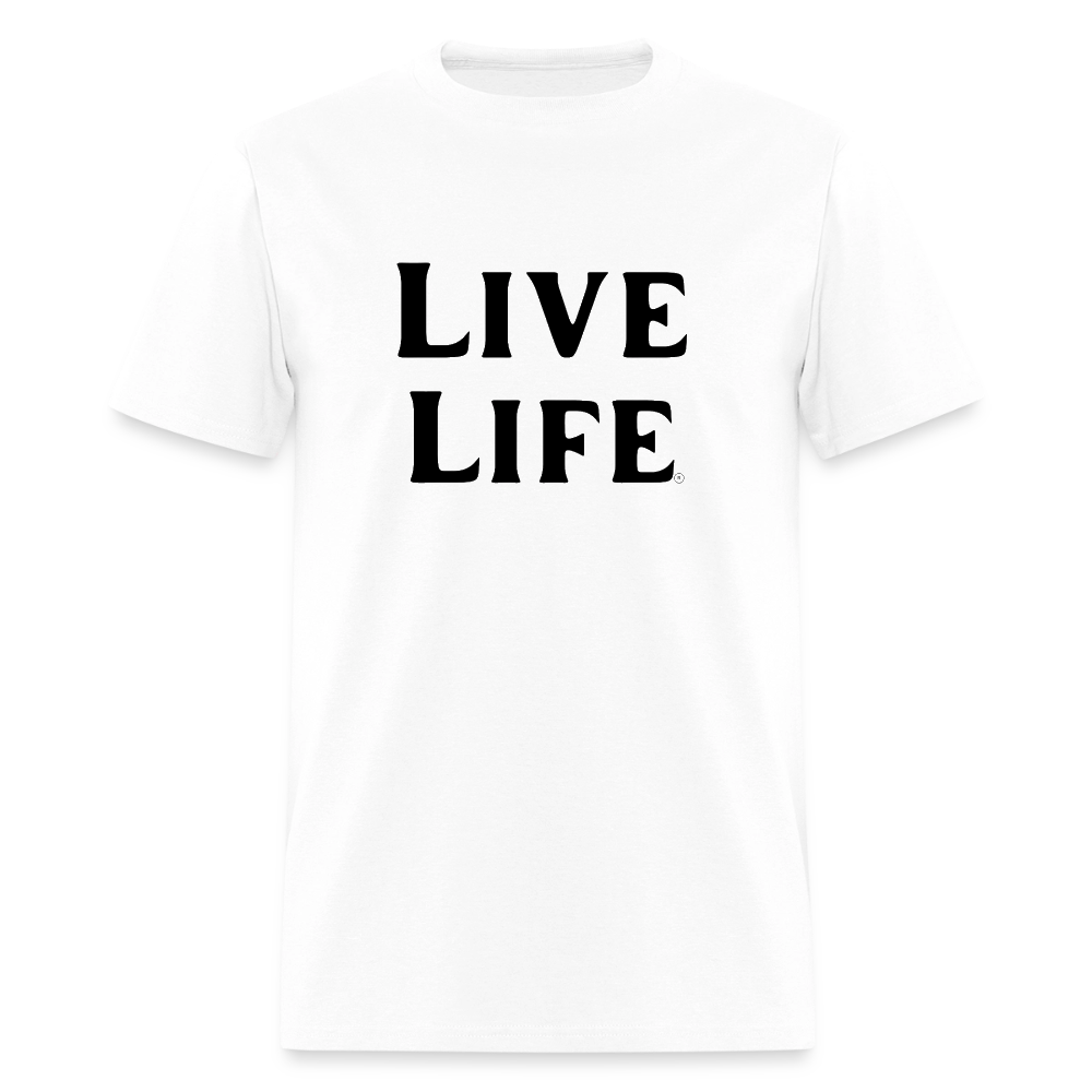 Live Life Men's T-Shirt | - white