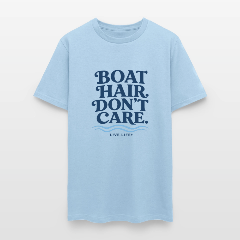 Boat Hair Don't Care - powder blue