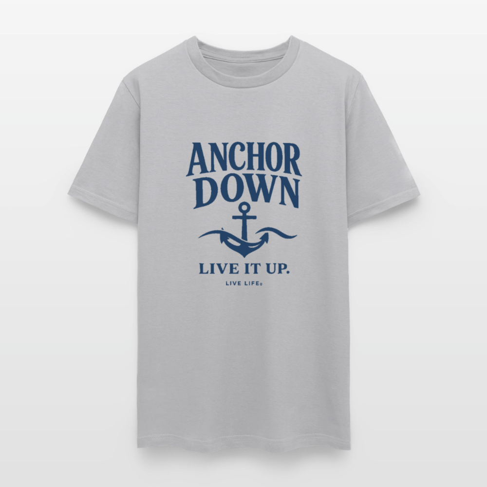 Anchor Down  |  Live it Up Men's T-Shirt - rock