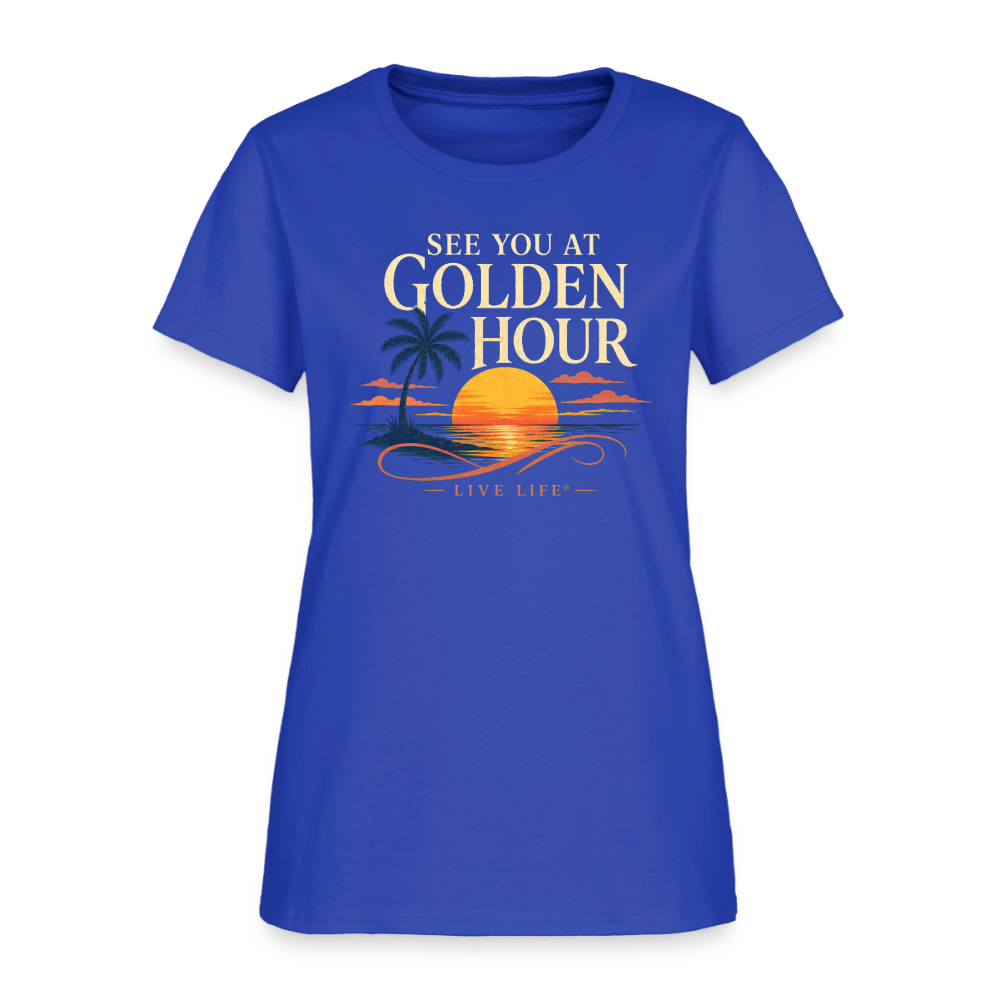 See you at Golden Hour Women's T-shirt - royal blue