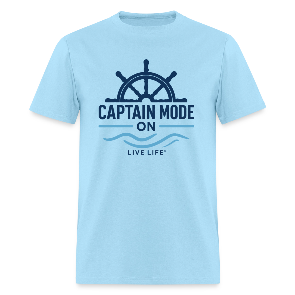 Captain Mode on  Men's T-Shirt | - powder blue