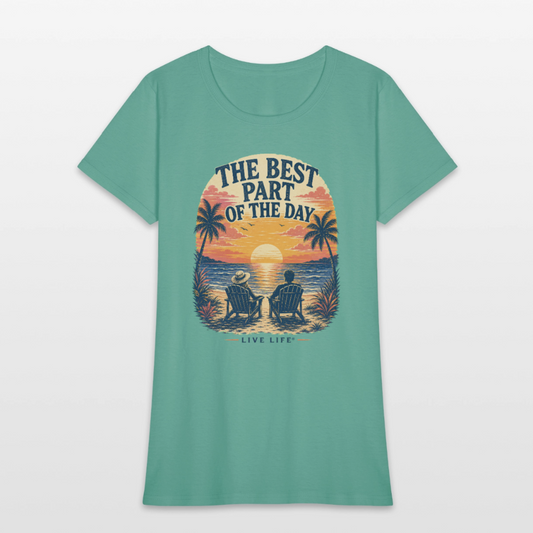 The best part of my Day!  Women's T-shirt - aquatic