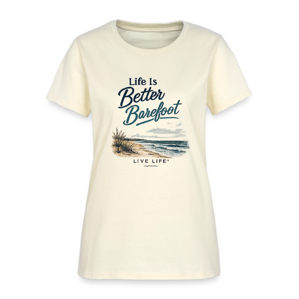 Life is Better Barefoot - off white