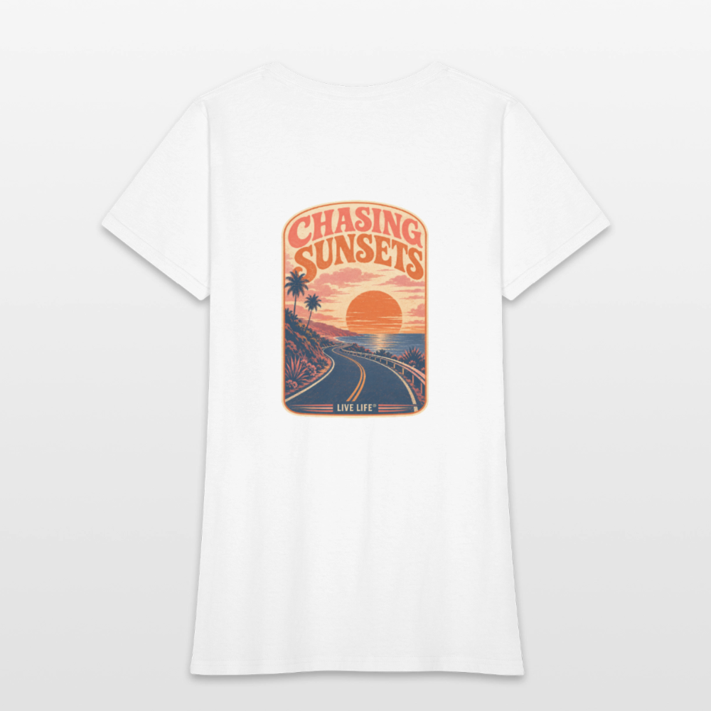 Never Miss a Sunset Women's T-shirt - white