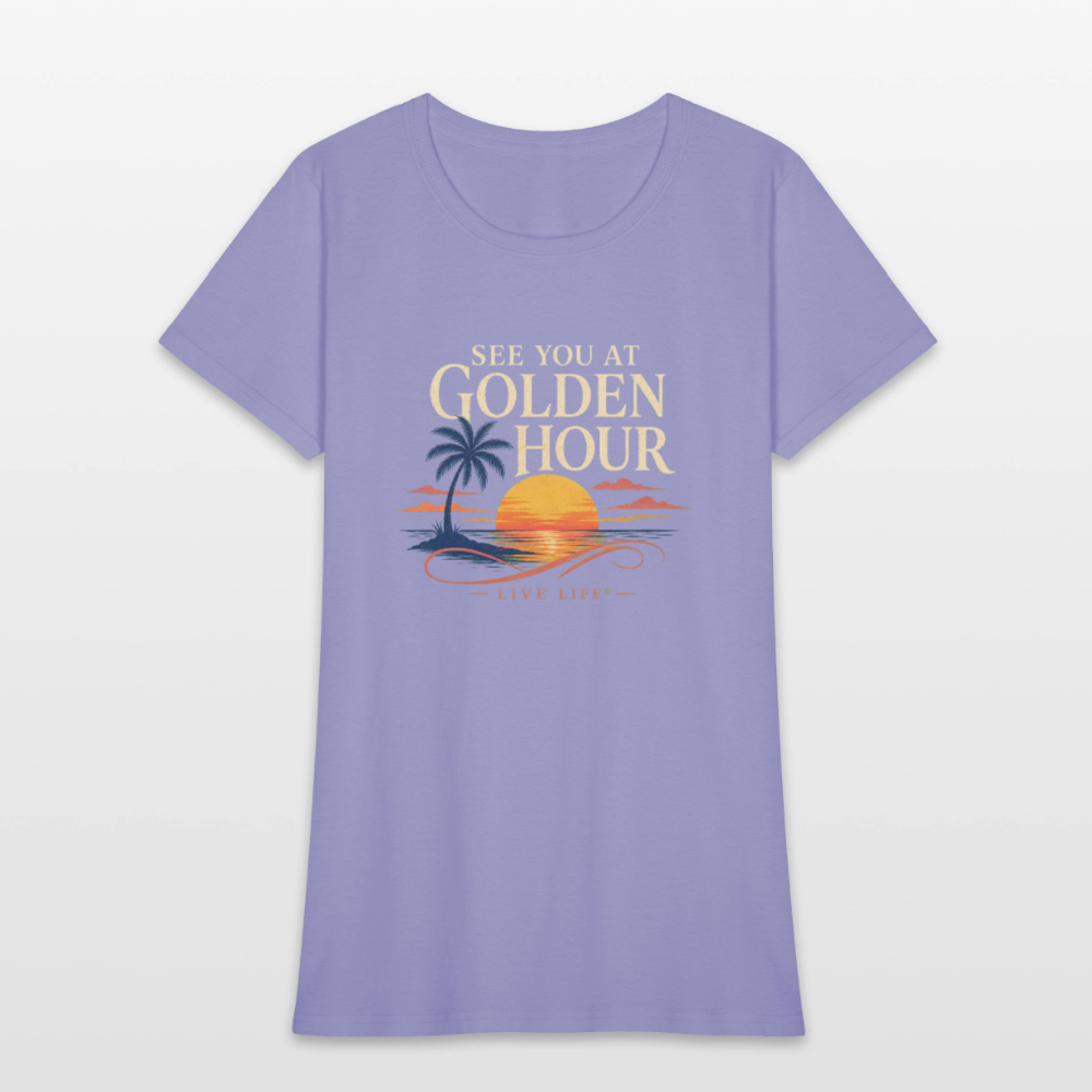 See you at Golden Hour T-shirt - lavender