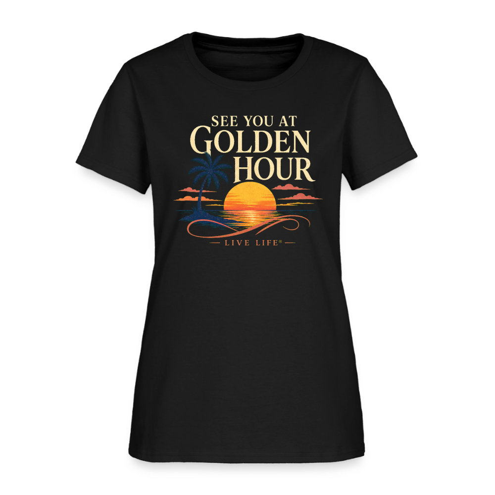See you at Golden Hour Women's T-shirt - black