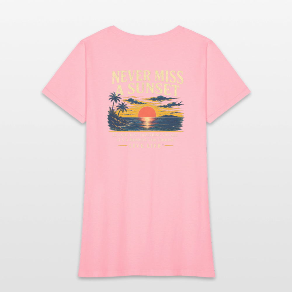 Sunset State of Mind Women's T-shirt - pink