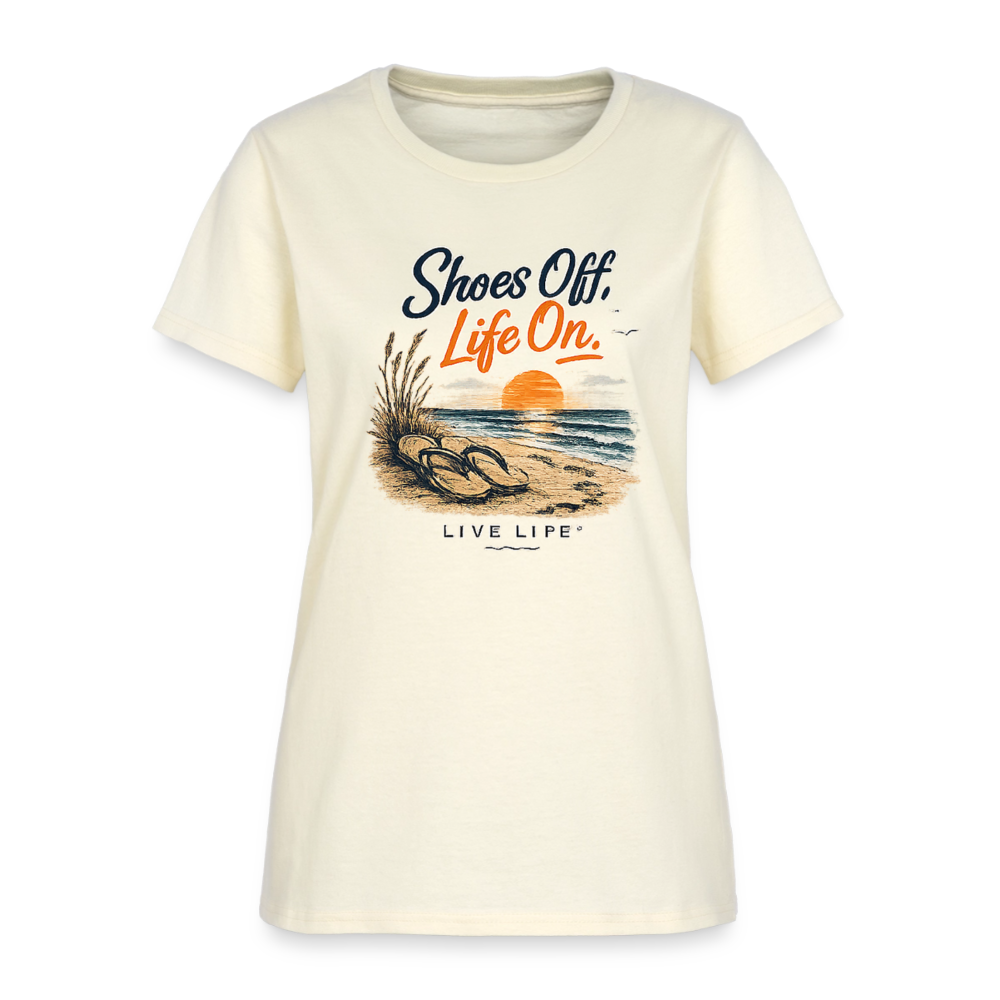 Shoes Off - Life On! Women's T-shirt - off white