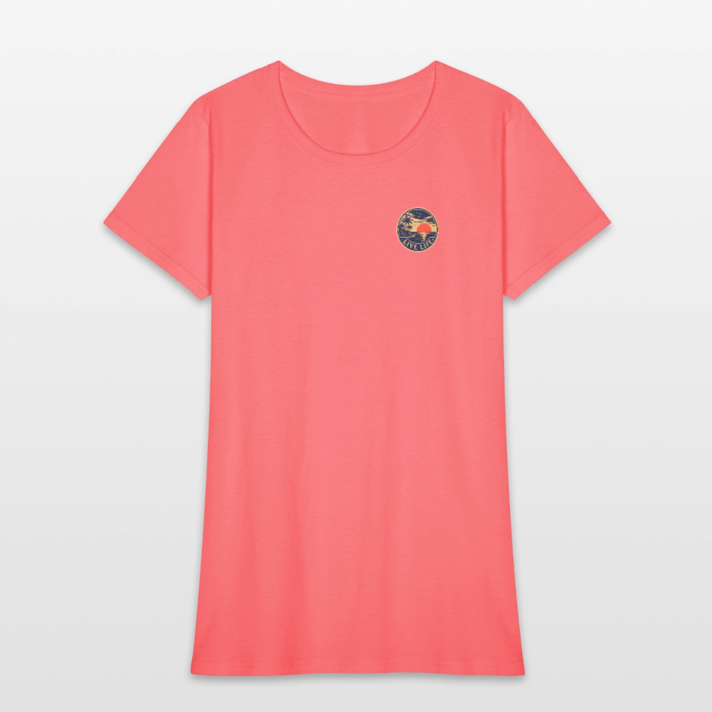 Never Miss a Sunset Women's T-shirt - coral